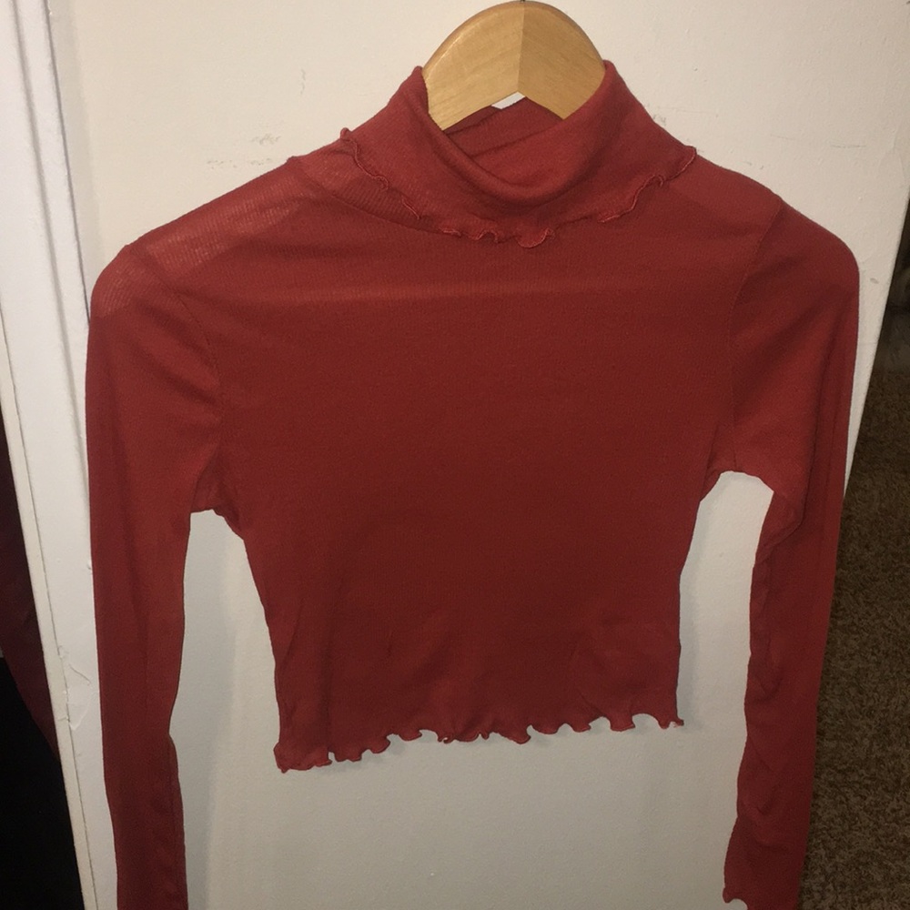 Fashion Nova set long sleeve crop and pencil skirt